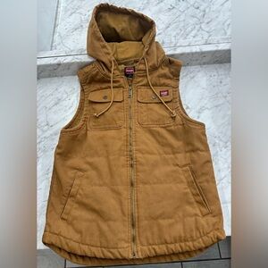 Wrangler Men’s Hooded Vest - Tan - Size Medium